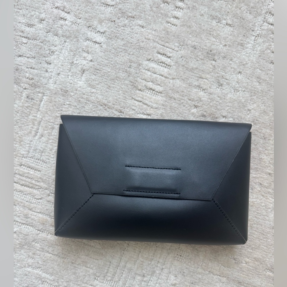Minimal Black Envelope Clutch, Jcrew